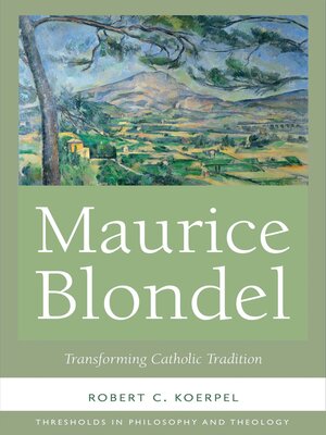 cover image of Maurice Blondel
